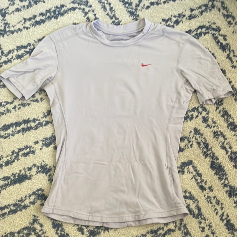 Nike Light Purple Short Sleeve Fitted T-Shirt